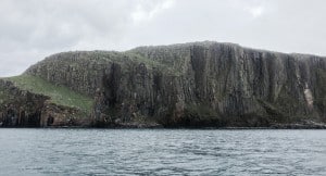 Basalt columns in the Shiant Isles